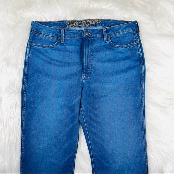 NWOT Wrangler Women's Retro High Rise Trouser Boot Flare Stretch Sz 31x36 - Picture 8 of 15